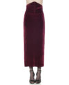 Velvet skirt