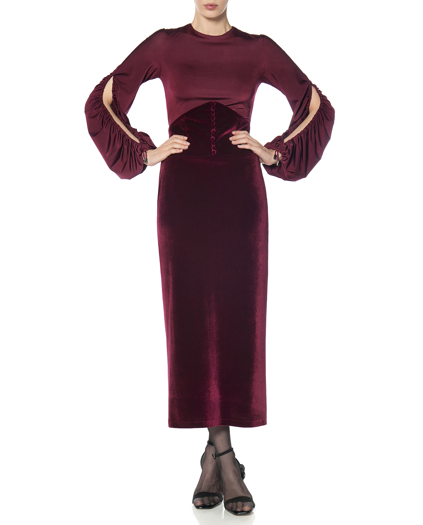 Vintage Long Velvet Boho Patchwork Skirt – Recess
