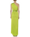 ONE-SHOULDER MAXI SATIN DRESS