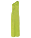 ONE-SHOULDER MAXI SATIN DRESS