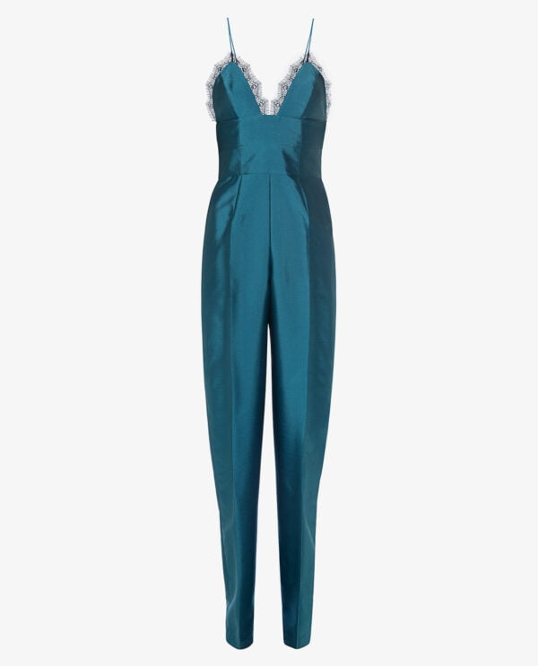 MIKADO JUMPSUIT WITH LACE