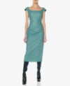 FAUX LEATHER DRESS