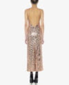 BACKLESS SEQUIN DRESS