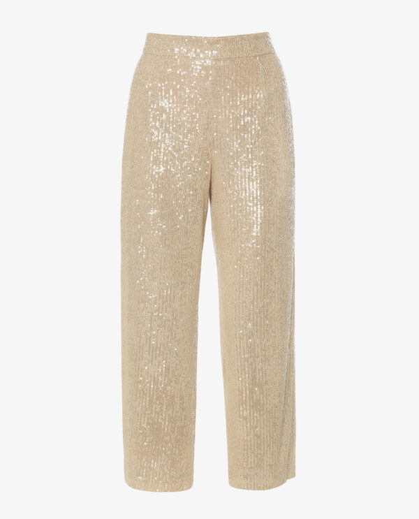 SEQUIN CROPPED PANTS