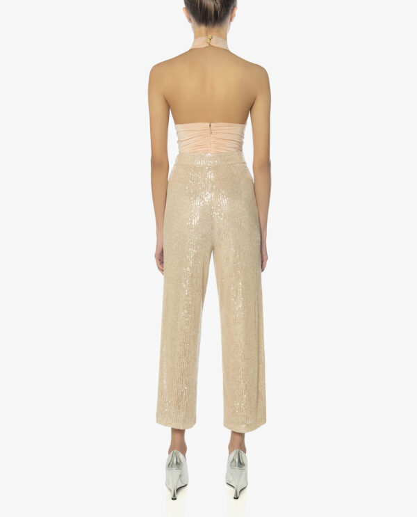 SEQUIN CROPPED PANTS