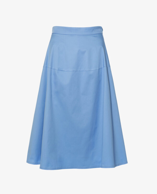 DIAGONAL MIDI SKIRT