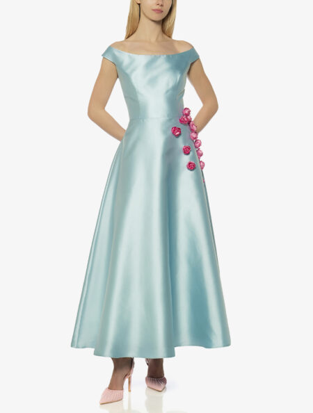 OFF-SHOULDER MAXI DRESS