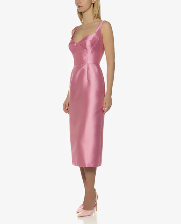 MIDI SATIN DRESS