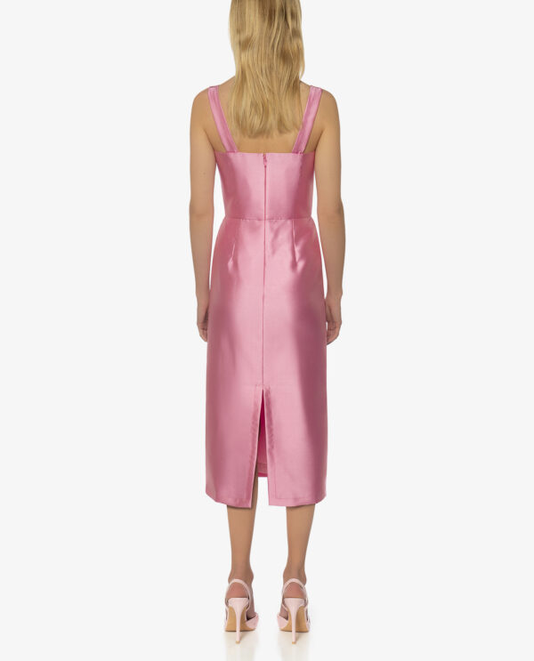 MIDI SATIN DRESS