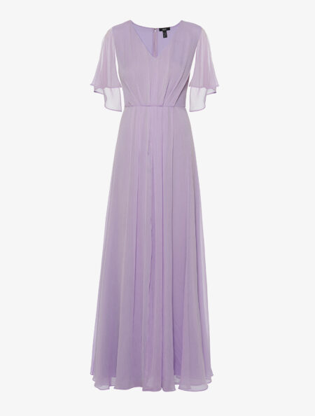 V-NECK MAXI DRESS