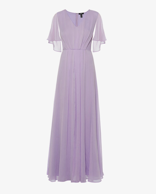 V-NECK MAXI DRESS