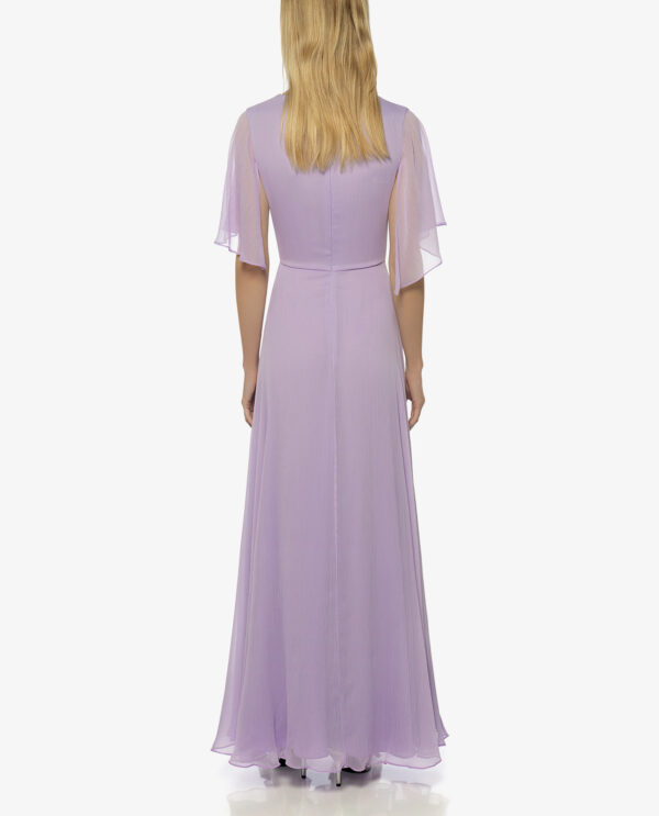 V-NECK MAXI DRESS
