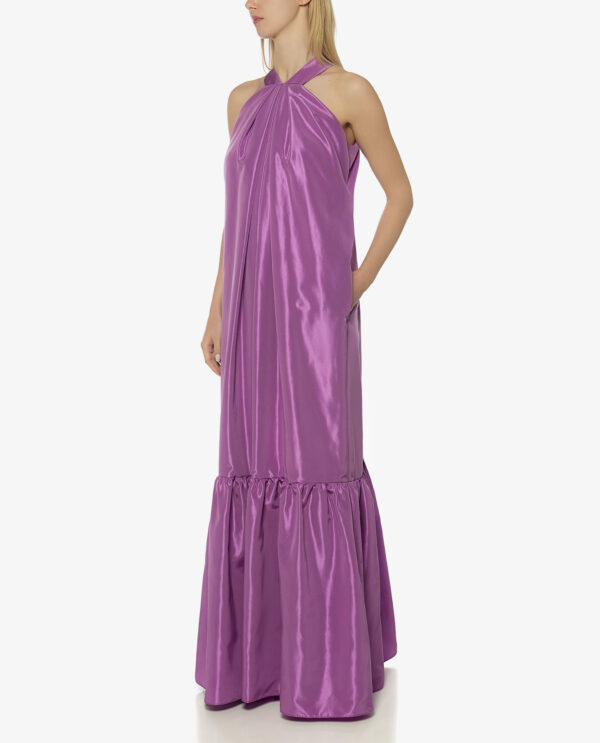 HALTER-NECK MAXI DRESS