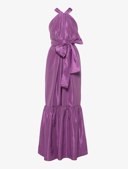 HALTER-NECK MAXI DRESS