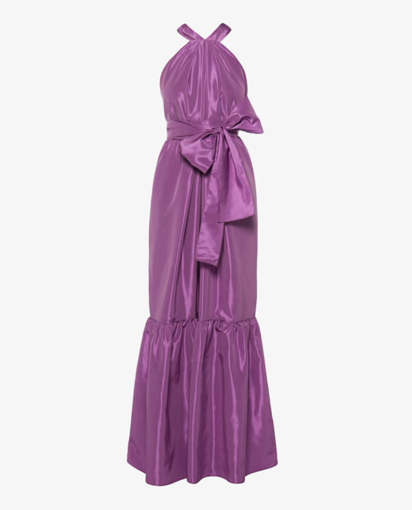 HALTER-NECK MAXI DRESS