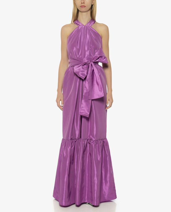 HALTER-NECK MAXI DRESS