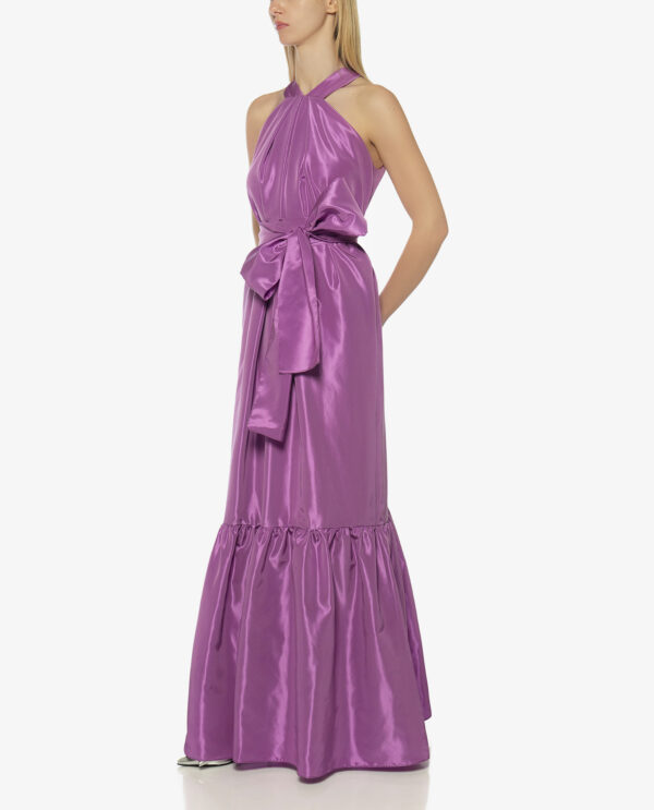 HALTER-NECK MAXI DRESS