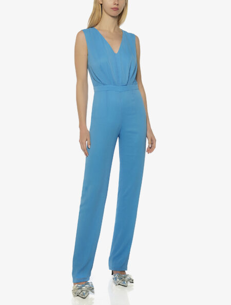 V-NECK JUMPSUIT