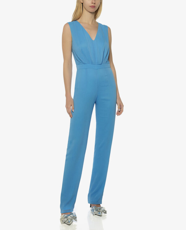 V-NECK JUMPSUIT