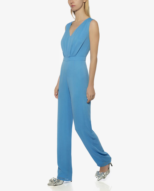 V-NECK JUMPSUIT