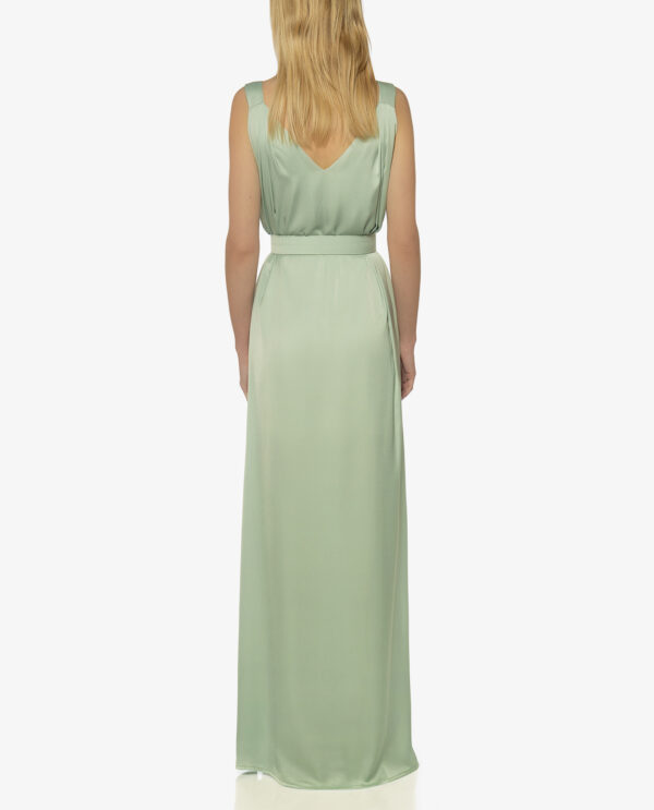 V-NECK MAXI DRESS