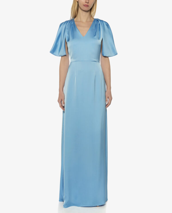 V-NECK MAXI DRESS
