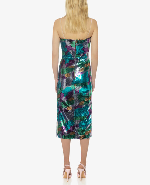 SEQUIN MIDI DRESS