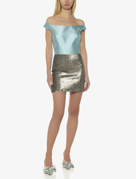 OFF-SHOULDER ΜΙΝΙ ΦΟΡΕΜΑ