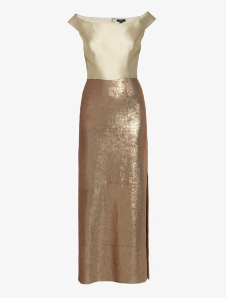OFF-SHOULDER MAXI DRESS