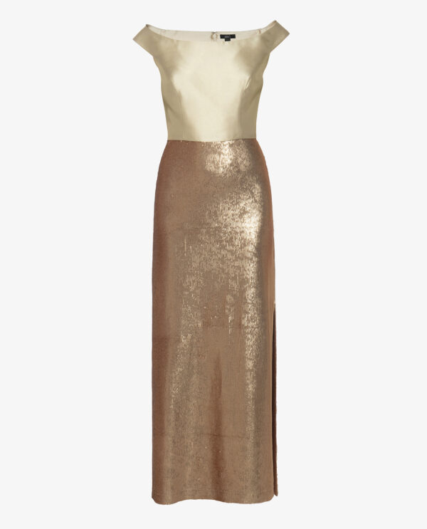 OFF-SHOULDER MAXI DRESS