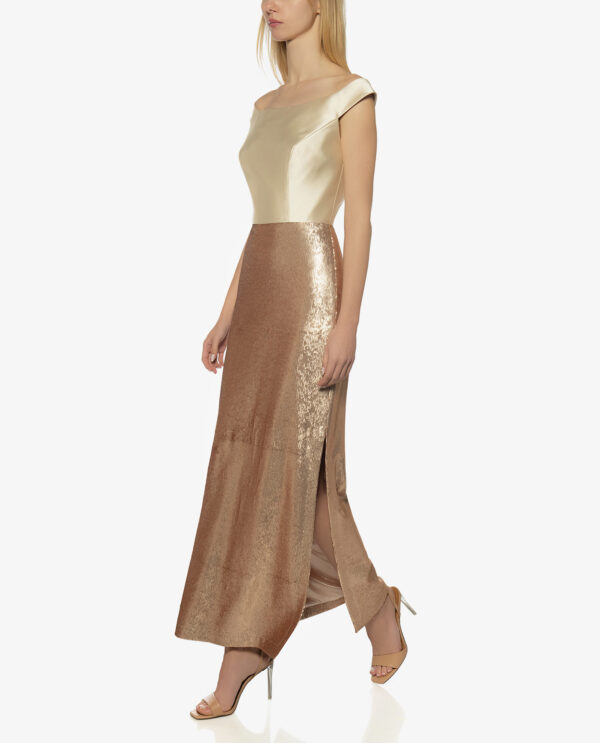 OFF-SHOULDER MAXI DRESS