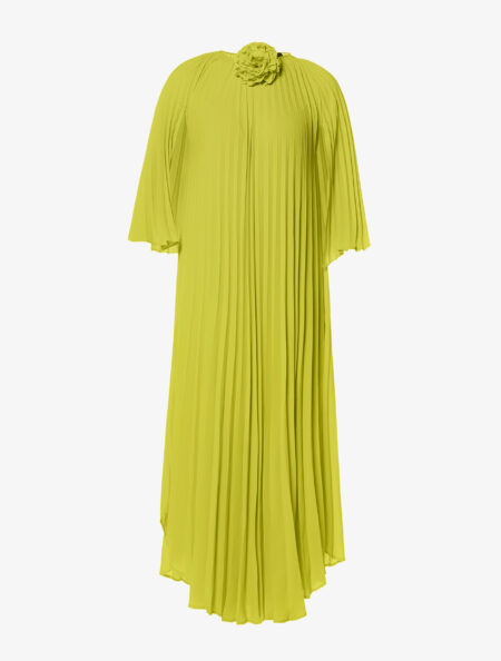ASSYMETRIC PLEATED DRESS