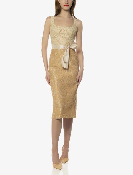 MIDI LACE DRESS