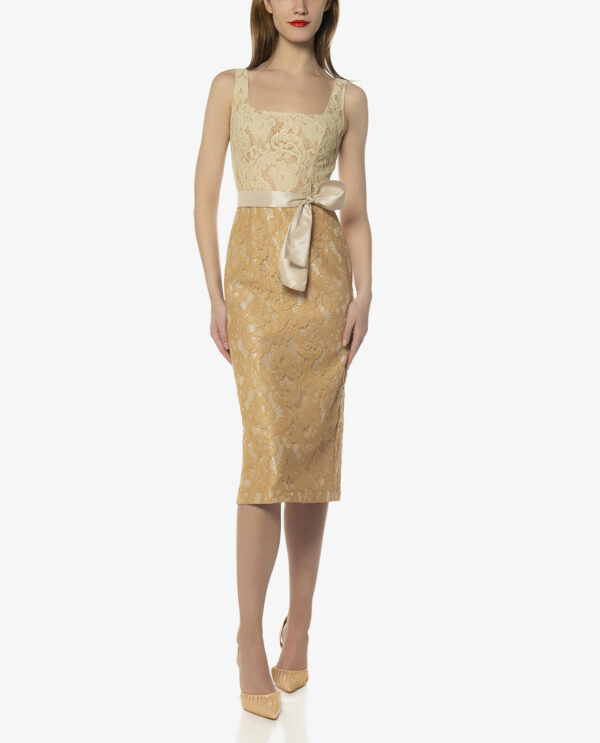 MIDI LACE DRESS
