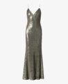 BACKLESS SEQUIN DRESS