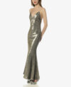 BACKLESS SEQUIN DRESS