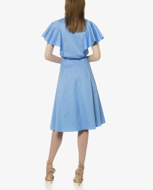 DIAGONAL MIDI SKIRT